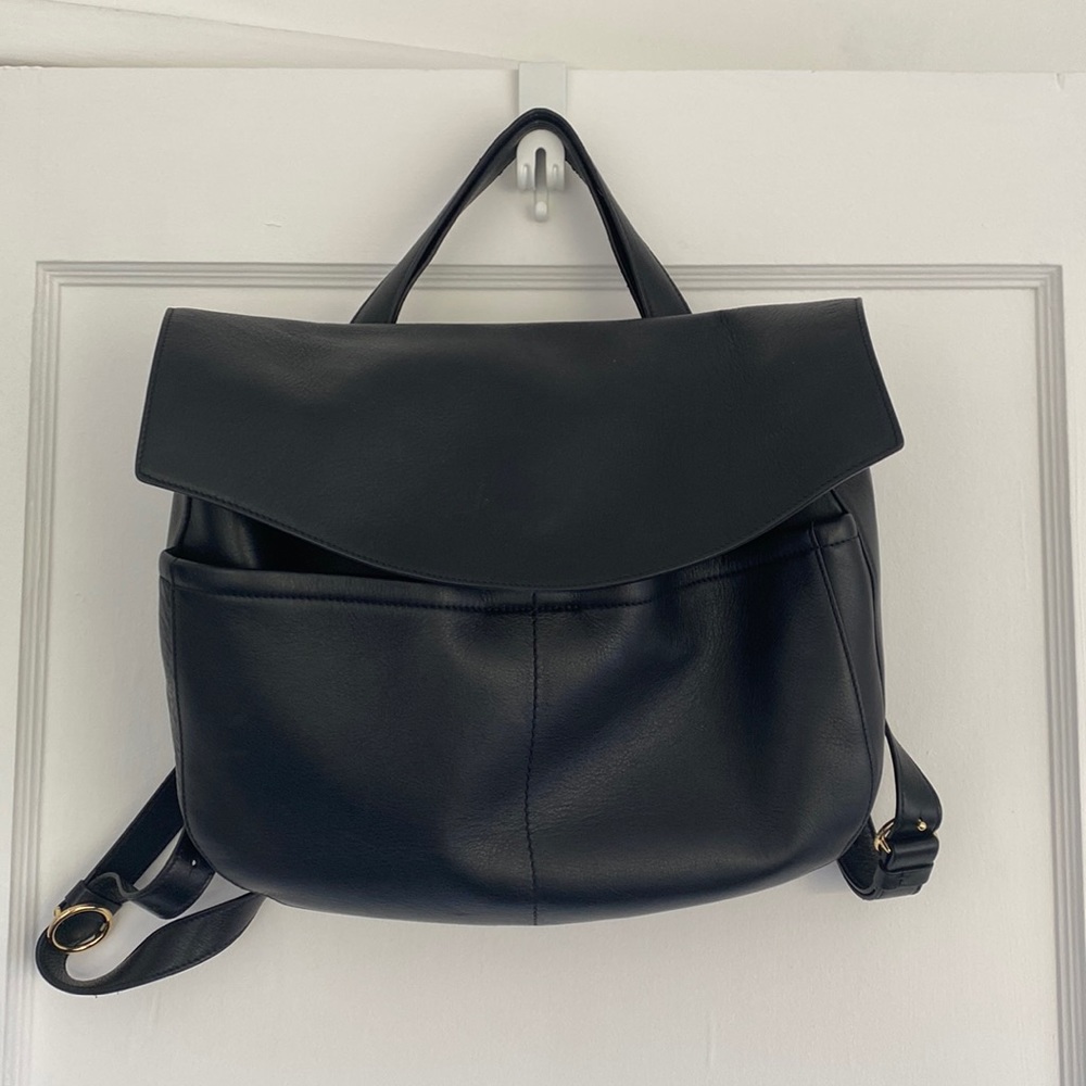 Black Convertible Cuyana Backpack